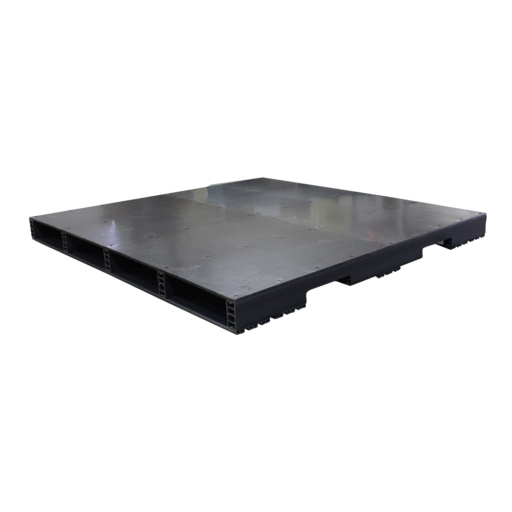 Jifram Extrusions, Inc., Flat Top Plastic Pallet, 60in.L x 60n.W, Model# 05000466